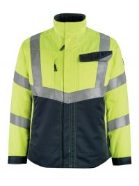 Mascot Warnschutzjacke in Gelb-Schwarzblau